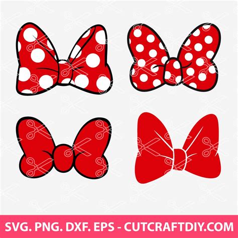 Minnie Bow Svg Free - 30+  Popular Character Crafters File